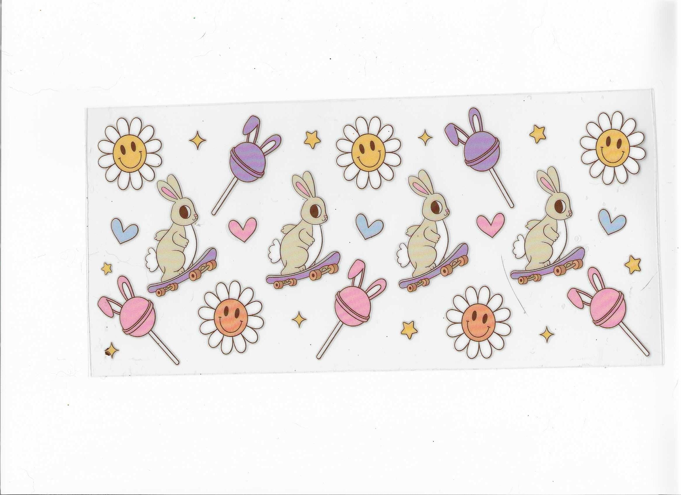 spring bunny cup wrap