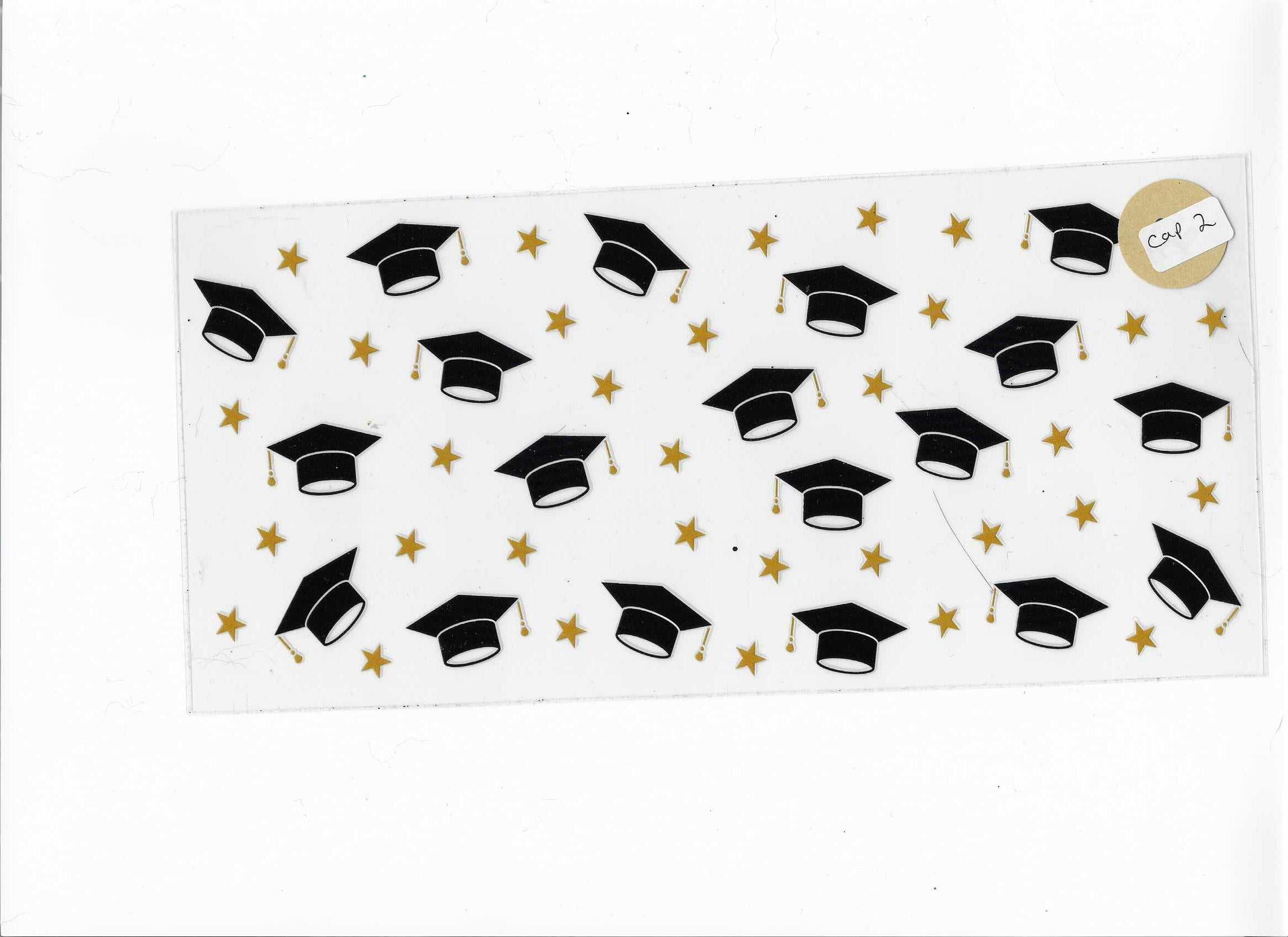 graduation cap cup wrap #2