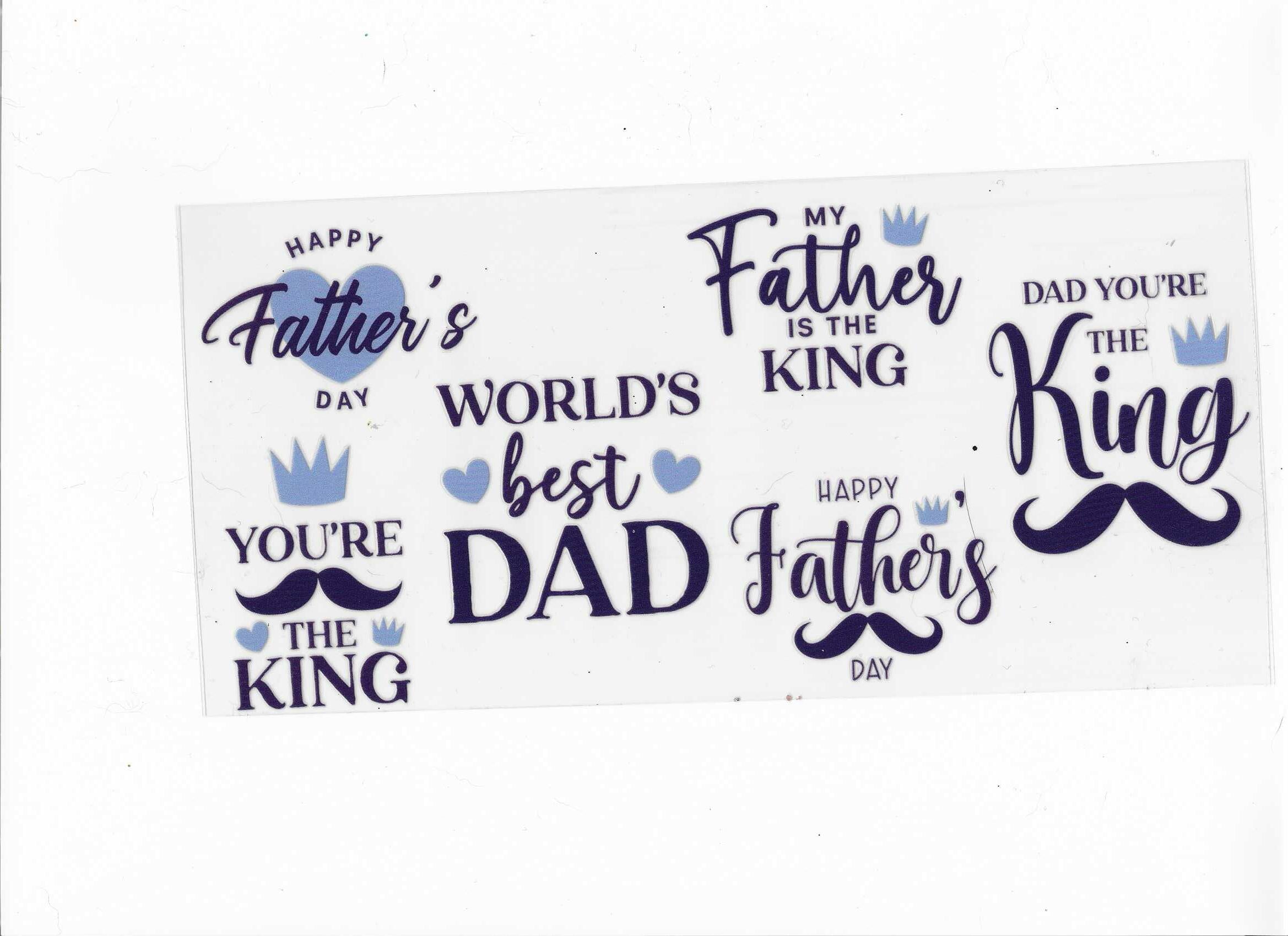 Father Day cup wrap