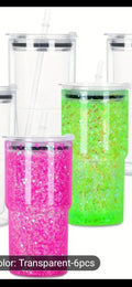 16oz coustom snow globe cup