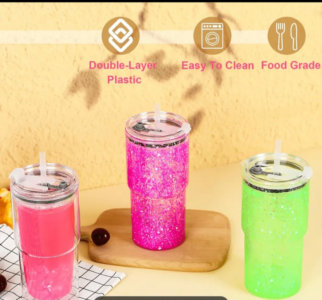 16oz coustom snow globe cup